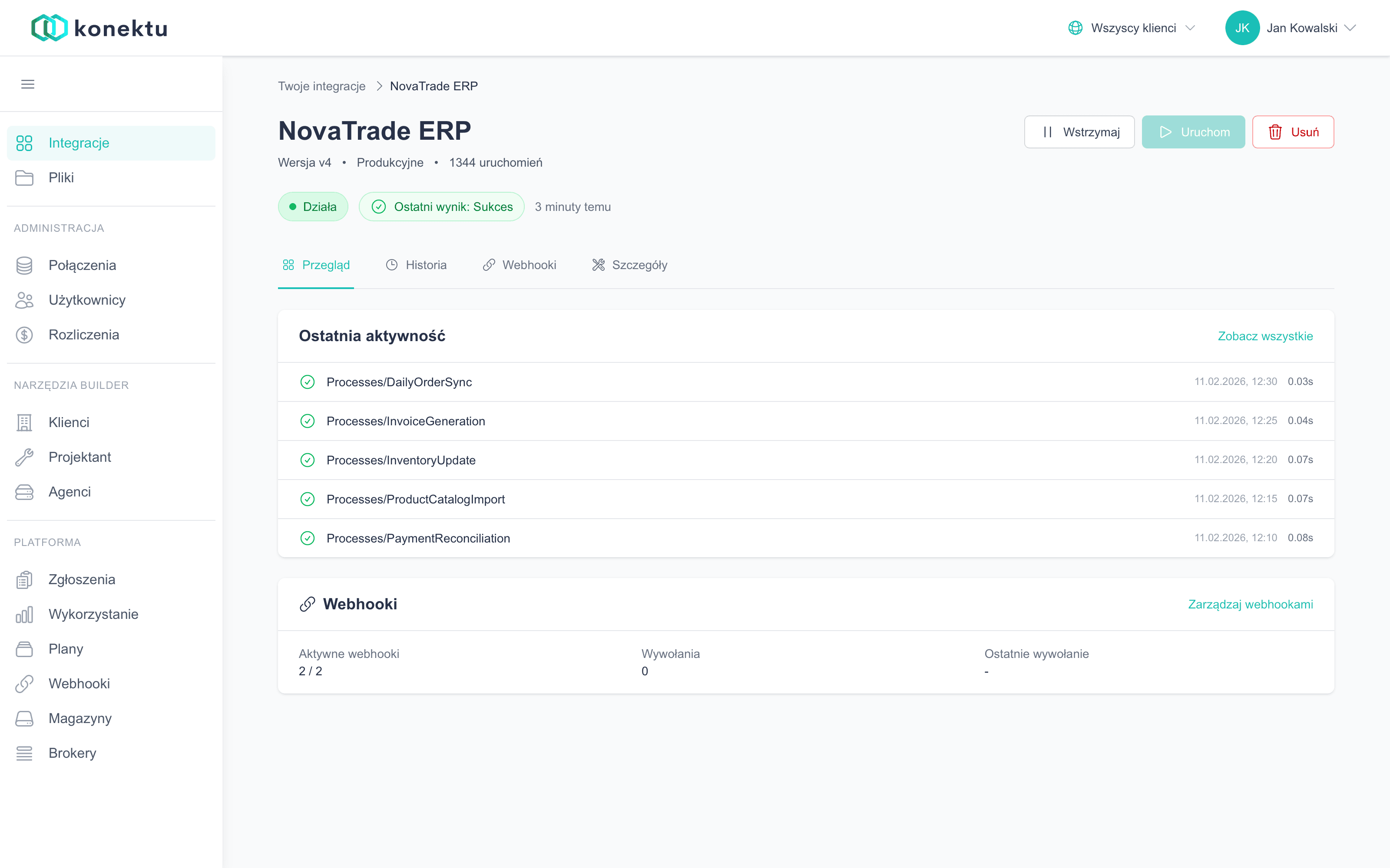 konektu monitoring dashboard